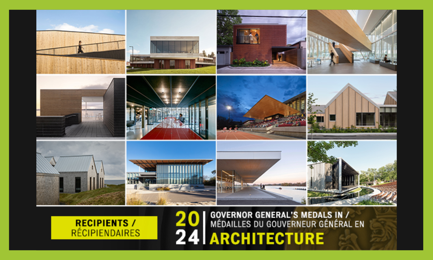 Cover image for RAIC Governor General's Medals in Architecture