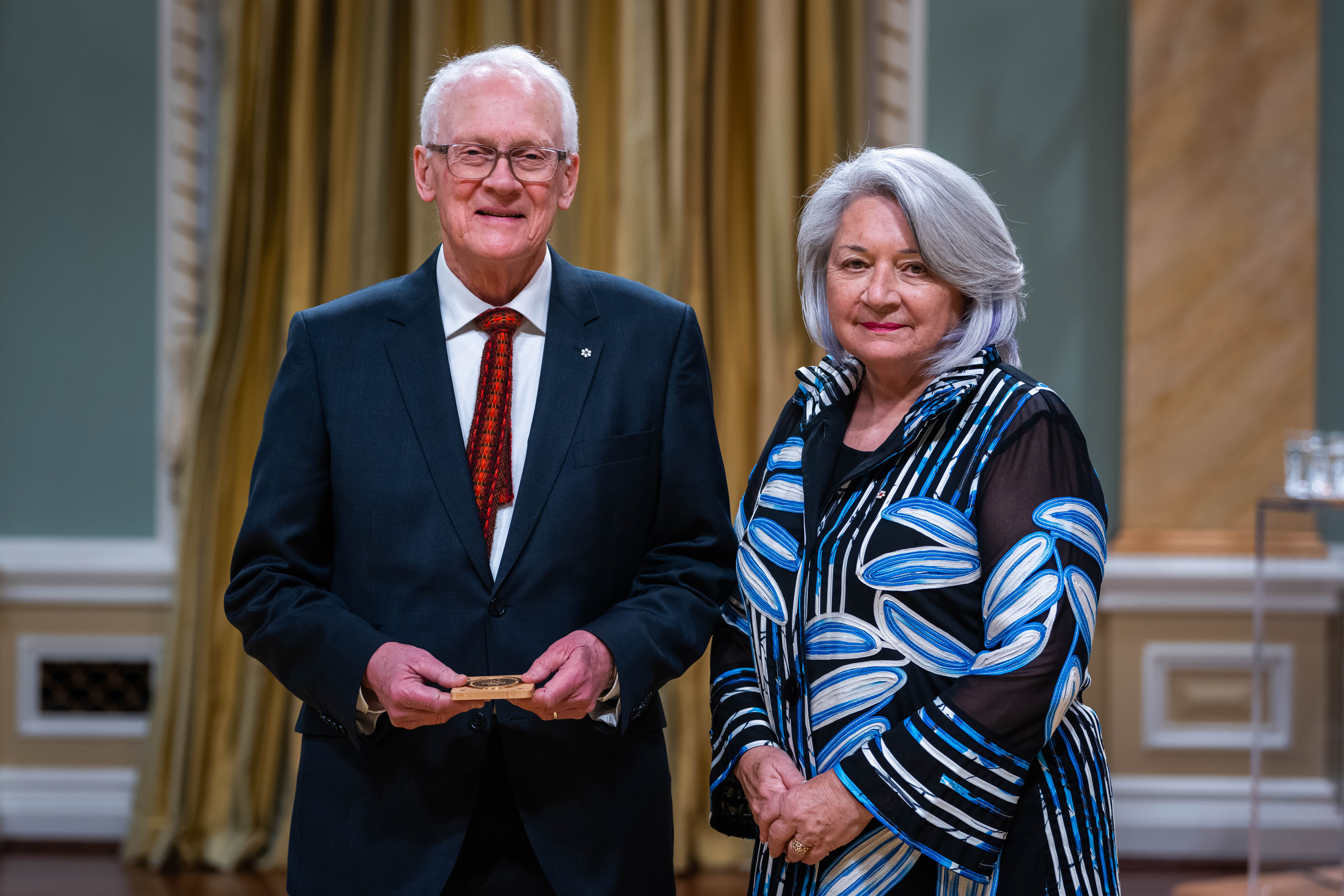 Ron Williams and Mary Simon