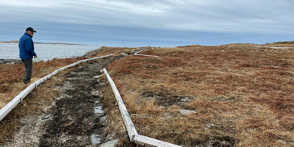 Trial network damage following Fiona. (Image: M&W)