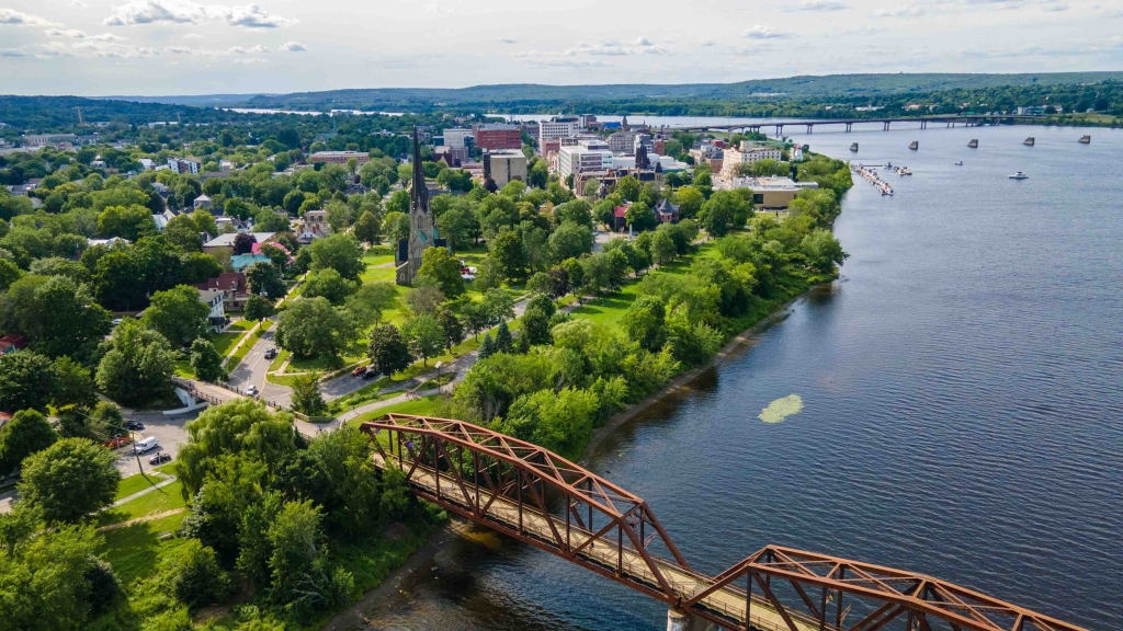 Fredericton maintains a 67 per cent urban canopy cover – among the highest in all Canadian cities. (Image: City of Fredericton) 