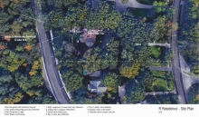 Located at the promontory of the northernmost Appalachian ridge, the property has stunning views over downtown and Lake Erie.