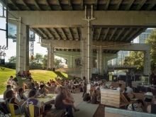 Extensive public consultation informed the design as well as the programming approach, now lead by the conservancy.  Image Credit Nic Lehoux