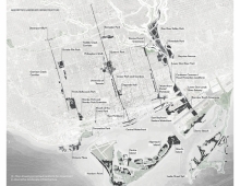 Map showing proposed locations for investment in absorptive landscape infrastructure