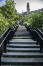 Stairway Landscape 1 - up to Lovers' Walk and Centre Block tower