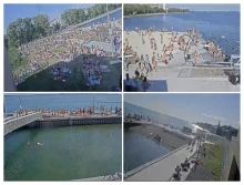 The City webcam captures the end-of-summer intensity witnessed during back-to-school season at Queen's University