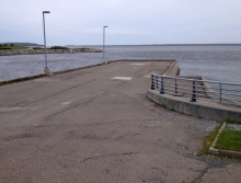 The breakwater, before