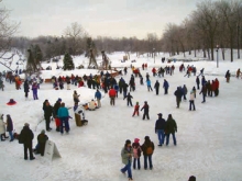 Aménagement d’une patinoire et des abords du Lac aux Castors
