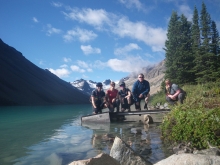 Landscape Architects on mountain bikes...with biologists & GIS experts
