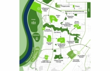 Provisioning of highly-functional and accessible open spaces is assessed for the present day, and following future growth.