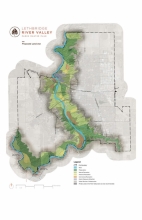 Spatial analyses informed the delineation of appropriate land uses, to ensure recreational use does not impact nature.