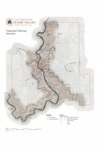 The proposed Pathway Network identifies informal trails that should be formally designated and maintained by the City.