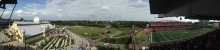 Park panoramic view – from stadium stairs during game day