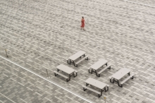 Aberdeen Square – paving detail inspired by Algonquin basketry pattern