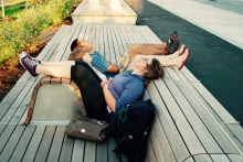 Long Long Bench detail – varied seating options in both directions