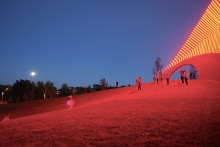 The Hill – portal in ‘Moving Surfaces’ at crest provides launch point for winter