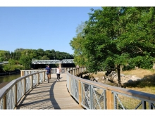 Naturalisation de la riviere Saint-Charles phase 3B et passerelles