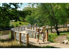 Naturalisation de la riviere Saint-Charles phase 3B et passerelles