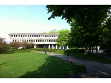 The site was an underutilized open space with two secondary pedestrian routes and a small grass berm. The site was orphaned and held no visual or physical relationship with the central public space of the campus known as the Quadrangle to the west.
