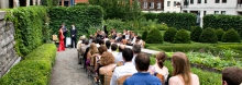 Le jardin du Chateau de Ramezay
