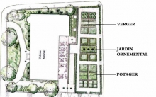 Le jardin du Chateau de Ramezay